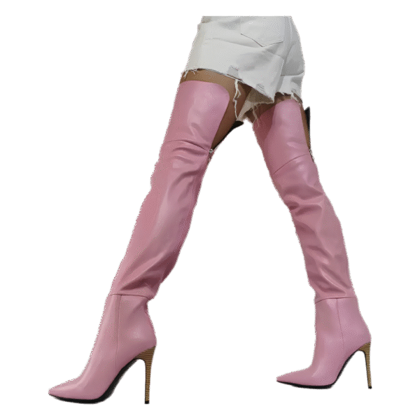 Custom-made Elegant Over-the-Knee Boots - Image 5